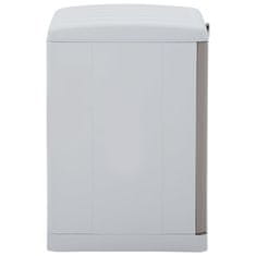 Vidaxl Koš za ločevanje odpadkov taupe 20L 40x30x40 cm