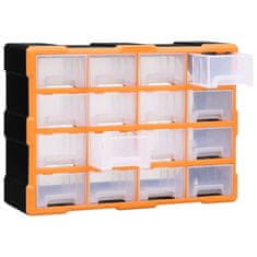 Vidaxl Organizator s 16 predali 52x16x37 cm