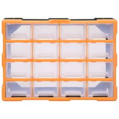 Vidaxl Organizator s 16 predali 52x16x37 cm