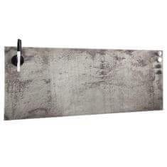 Vidaxl Stenska magnetna tabla iz stekla 60x20 cm
