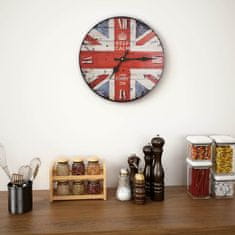 Vidaxl Starinska stenska ura UK 30 cm