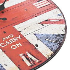 Vidaxl Starinska stenska ura UK 30 cm