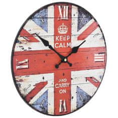 Vidaxl Starinska stenska ura UK 30 cm