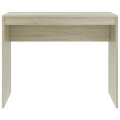 Vidaxl Pisalna miza sonoma hrast 90x40x72 cm iverna plošča