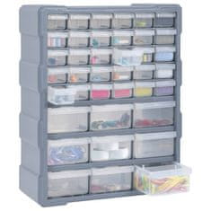 Vidaxl Organizator z 39 predali 38x16x47 cm