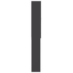 Vidaxl Omara za pralni stroj siva 64x25,5x190 cm