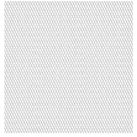Vidaxl Vrtna žična ograja nerjaveče jeklo 50x50 cm 30x17x2,5 mm