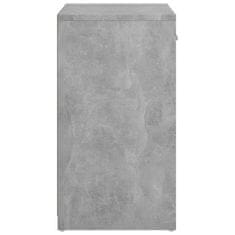 Vidaxl Klop za čevlje betonsko siva 94,5x31x57 cm iverna plošča