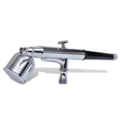 Vidaxl Airbrush set s steklenim kozarcem 0,2 / 0,3 / 0,5 mm šobe