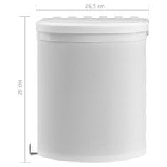 Vidaxl Kuhinjski vgradni koš za smeti plastika 12 L