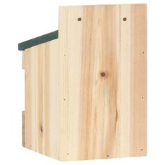 Vidaxl Ptičje hišice 4 kosi 12x16x20 cm les jelke