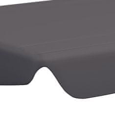Vidaxl Streha za vrtno gugalnico antracitna 188/168x110/145 cm