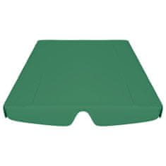 Vidaxl Streha za vrtno gugalnico zelena 188/168x145/110 cm