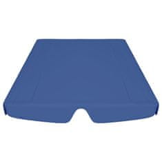 Vidaxl Streha za vrtno gugalnico modra 188/168x110/145 cm