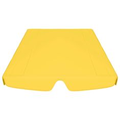 Vidaxl Streha za vrtno gugalnico rumena 188/168x110/145 cm