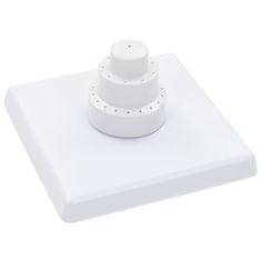 Vidaxl 13-delna grška fontana bele barve