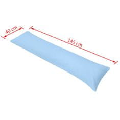 Vidaxl Vzglavnik za spanje na boku 40x145 cm moder