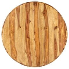 Vidaxl Okrogla klubska mizica 65x30 cm trden palisander