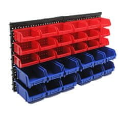 Wiltec Stenski predalnik PVC – 30 delni organizator