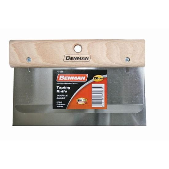 Benman Inox gladilka 300mm ojačano rezilo – lesen ročaj
