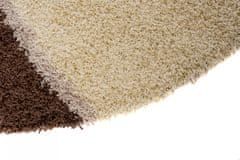 Chemex Preproga Rio Shaggy Oval Debela 50 Mm Barvita 3742A Kremna Rjava 60x100 cm