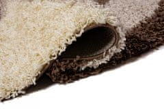 Chemex Preproga Rio Shaggy Oval Debela 50 Mm Barvita 3742A Kremna Rjava 60x100 cm