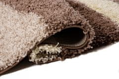 Chemex Preproga Rio Shaggy Oval Debela 50 Mm Barvita 7644A Kremna Rjava 60x100 cm