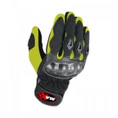 MAXX NF 4138 Poletne rokavice - črne in zelene odsevne XXXXL