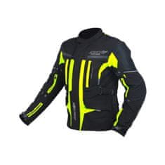 MAXX NF 2201 Dolga tekstilna jakna neon zelena XXXXL