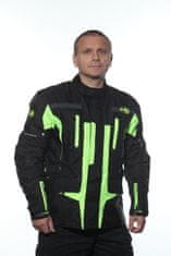 MAXX NF 2201 Dolga tekstilna jakna neon zelena XXXXL