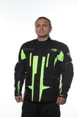 MAXX NF 2201 Dolga tekstilna jakna neon zelena XXXXL