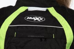 MAXX NF 2400 Ženska tekstilna jakna črno-zelena odsevna XL