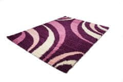 Chemex Preproga Rio Shaggy Debela 50 Mm Barvita 3676A Roza Vijolična 60x100 cm