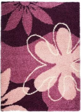 Chemex Preproga Rio Shaggy Debela 50 Mm Barvita 4830A Roza Vijolična