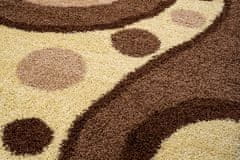 Chemex Preproga Rio Shaggy Debela 50 Mm Barvita 7642A Kremna Rjava 60x100 cm