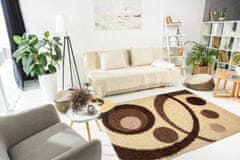 Chemex Preproga Rio Shaggy Debela 50 Mm Barvita 9197B Kremna Rjava 60x100 cm