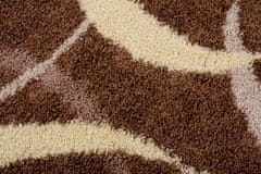 Chemex Preproga Rio Shaggy Oval Debela 50 Mm Barvita 7368A Kremna Rjava 60x100 cm