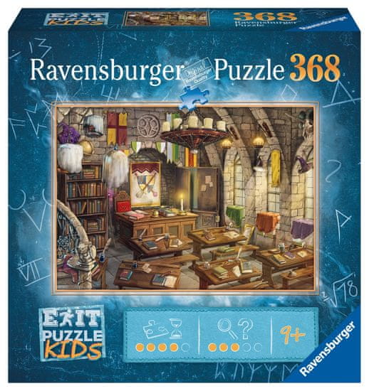 Ravensburger Puzzle Exit KIDS sestavljanka Čarovniška šola, 368 delov