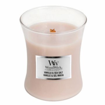Woodwick Ovalna vaza za sveče , Vanilija in morska sol, 275 g