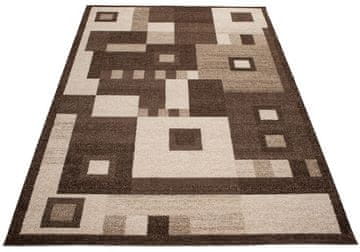 Chemex Sodobna preproga 3431A TEMNO RUMENA RASTA 0,80*1,50