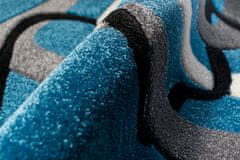 Chemex Proprega Sumatra Mehka Moderna Izrezivanje 3D 3465A Modra Večbarvna 240x330 cm