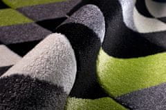 Chemex Proprega Sumatra Mehka Moderna Izrezivanje 3D 3495B Večbarvna Črna 60x100 cm