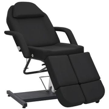 Vidaxl Kozmetični stol umetno usnje črn 180x62x78 cm