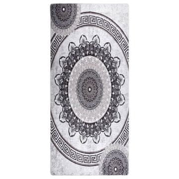 Vidaxl vidaXL Pralna preproga, 80x300 cm, barvita, nedrseča