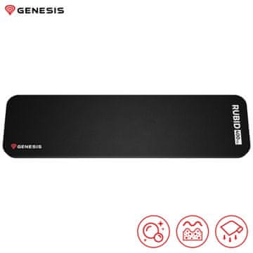 Genesis Rubid 400 TKL podloga za zapestja, ergonomska, mehka pena, protizdrsna, 360 x 95 mm, črna (POD-GEN-RUBID400-TKL)