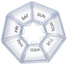 Škatlica za zdravila 7-dnevna plastična