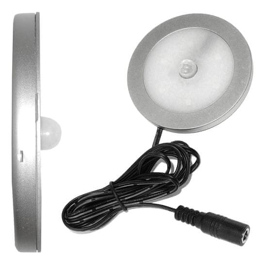 Spectrum SMD LED pohištvena svetilka s senzorjem okrogla s senzorjem 2,9W toplo bela 3000K