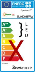 Spectrum SMD LED pohištvena svetilka s senzorjem okrogla s senzorjem 2,9W toplo bela 3000K