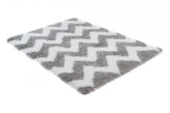 Chemex Preproga Optimal Shaggy Dlakava Debela 5446A L. 42 Bela Siva 200x300 cm