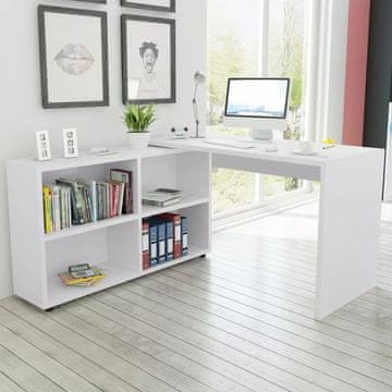Vidaxl vidaXL Jedilna miza, 140x80x75 cm, bela